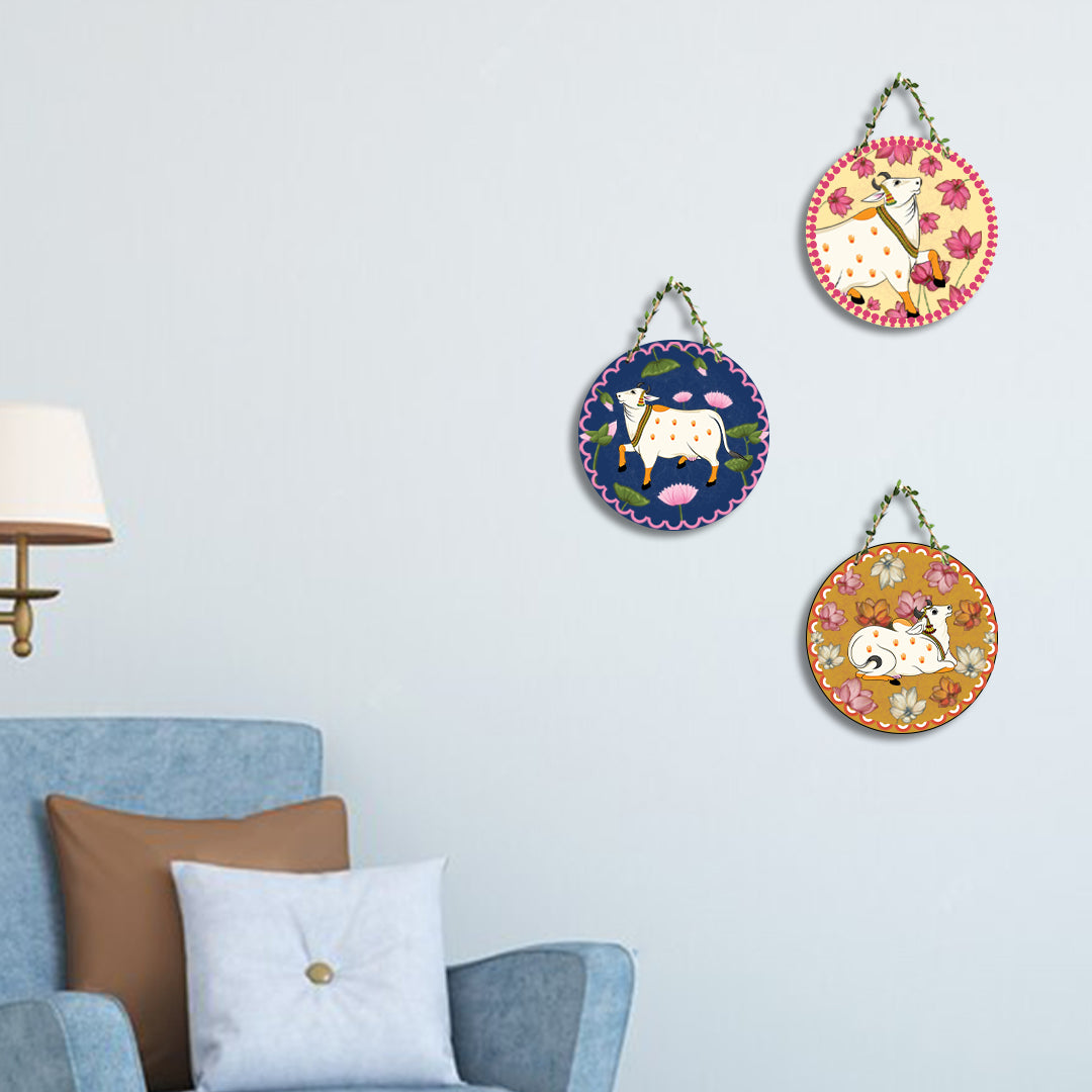 Circular Shape Wall Hanging Set of 3