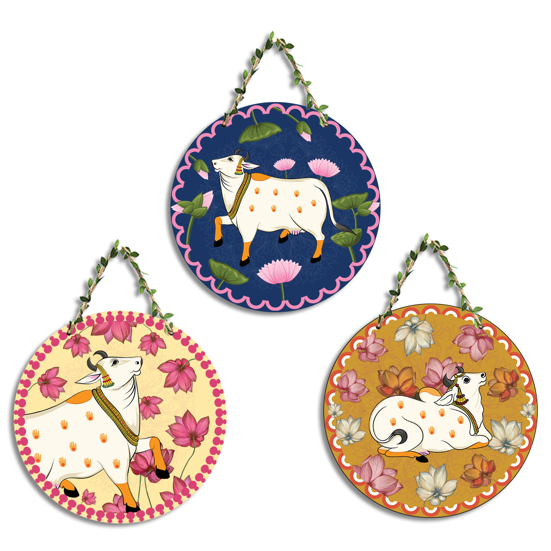 Circular Shape Wall Hanging Set of 3