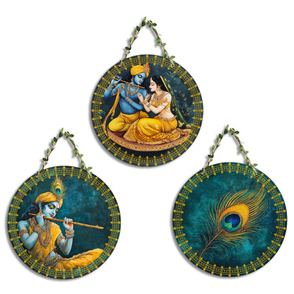 Circular Shape Wall Hanging Set of 3