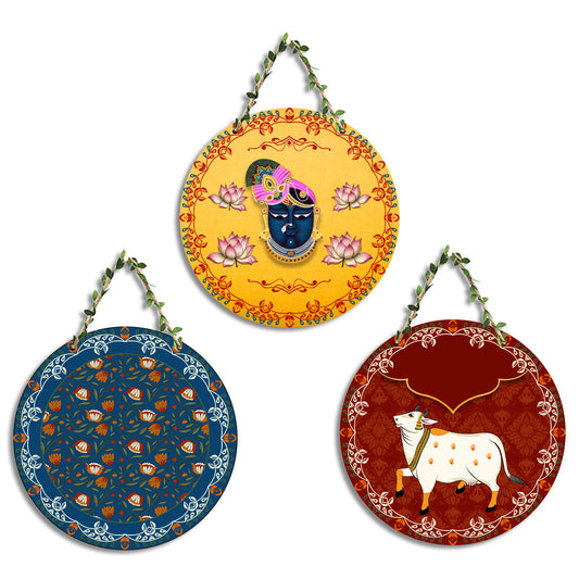 Circular Shape Wall Hanging Set of 3