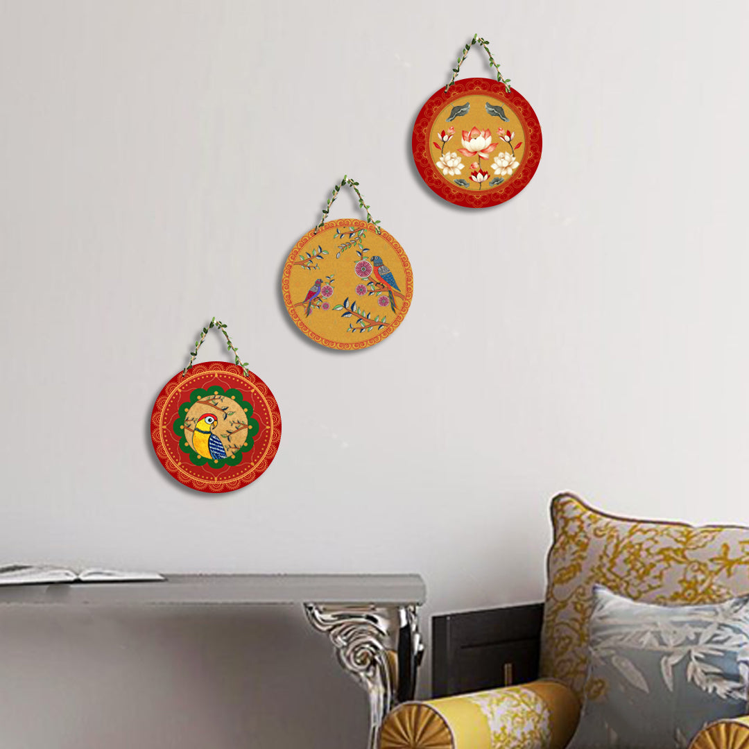 Circular Shape Wall Hanging Set of 3