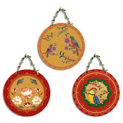 Circular Shape Wall Hanging Set of 3