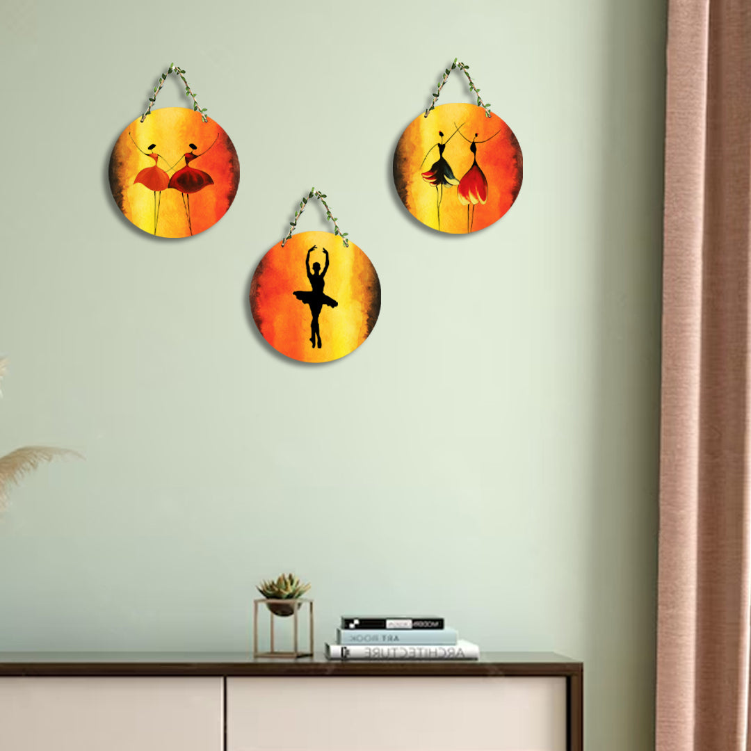 Circular Shape Wall Hanging Set of 3