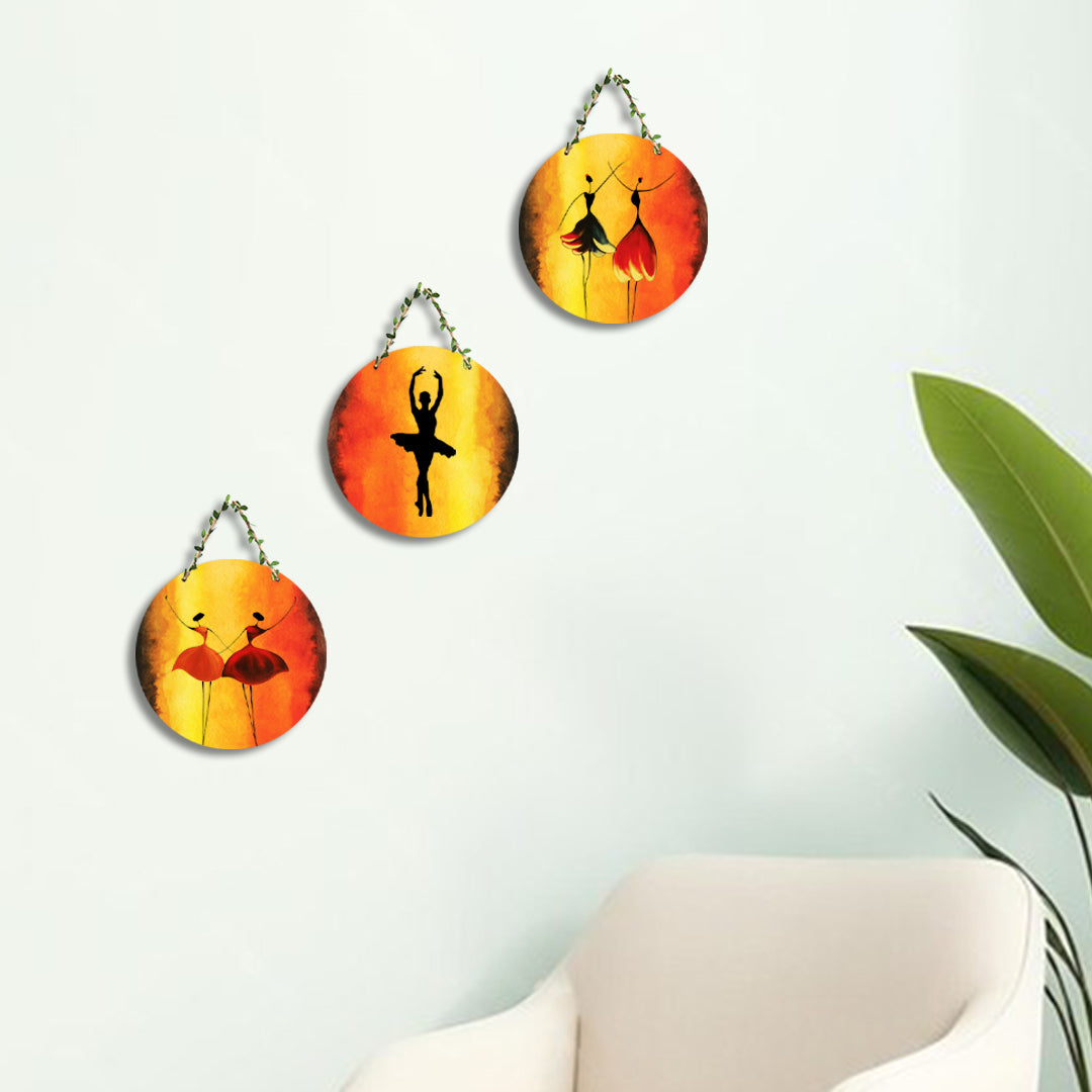 Circular Shape Wall Hanging Set of 3