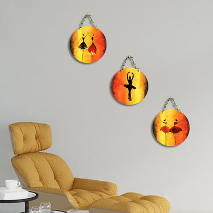 Circular Shape Wall Hanging Set of 3