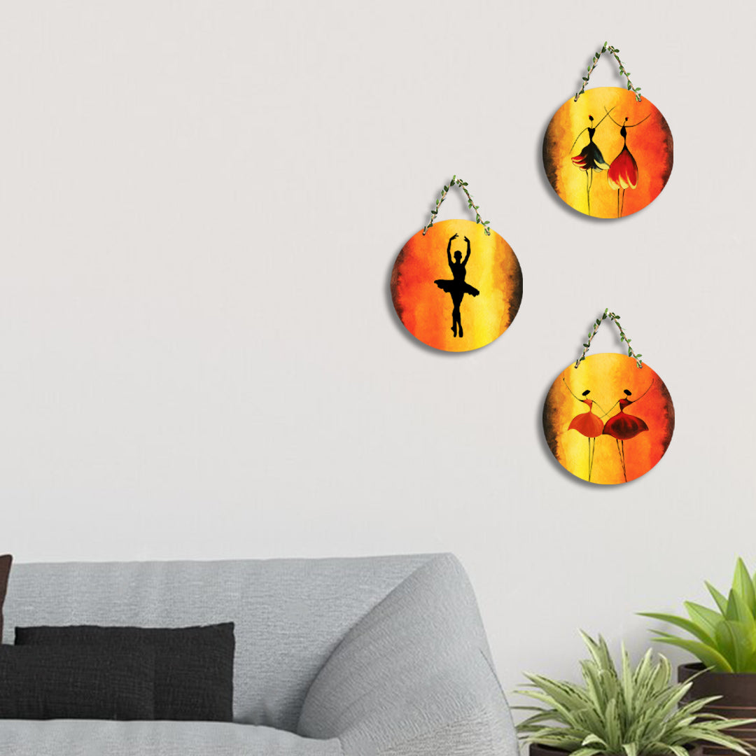 Circular Shape Wall Hanging Set of 3