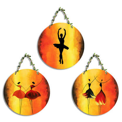 Circular Shape Wall Hanging Set of 3