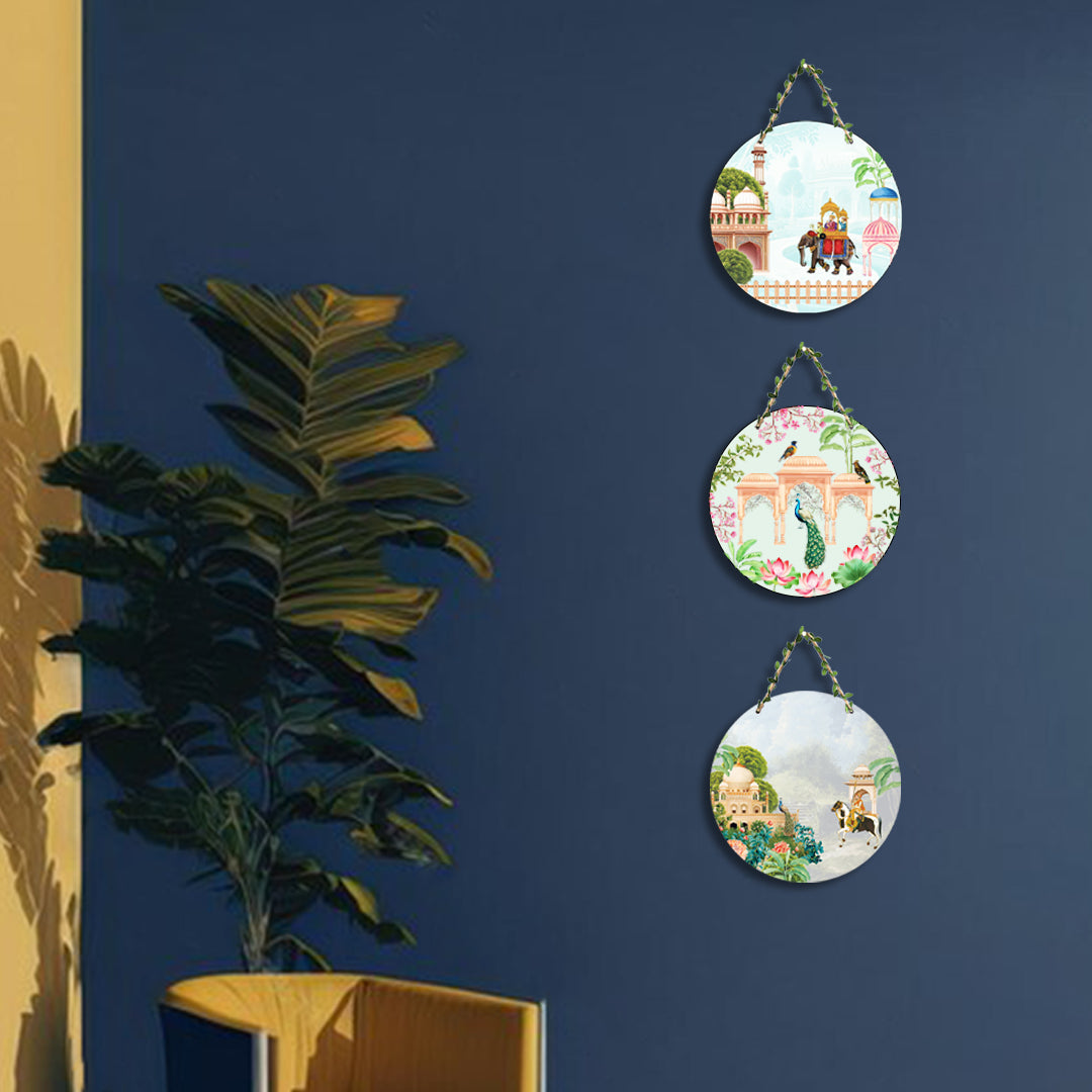 Circular Shape Wall Hanging Set of 3