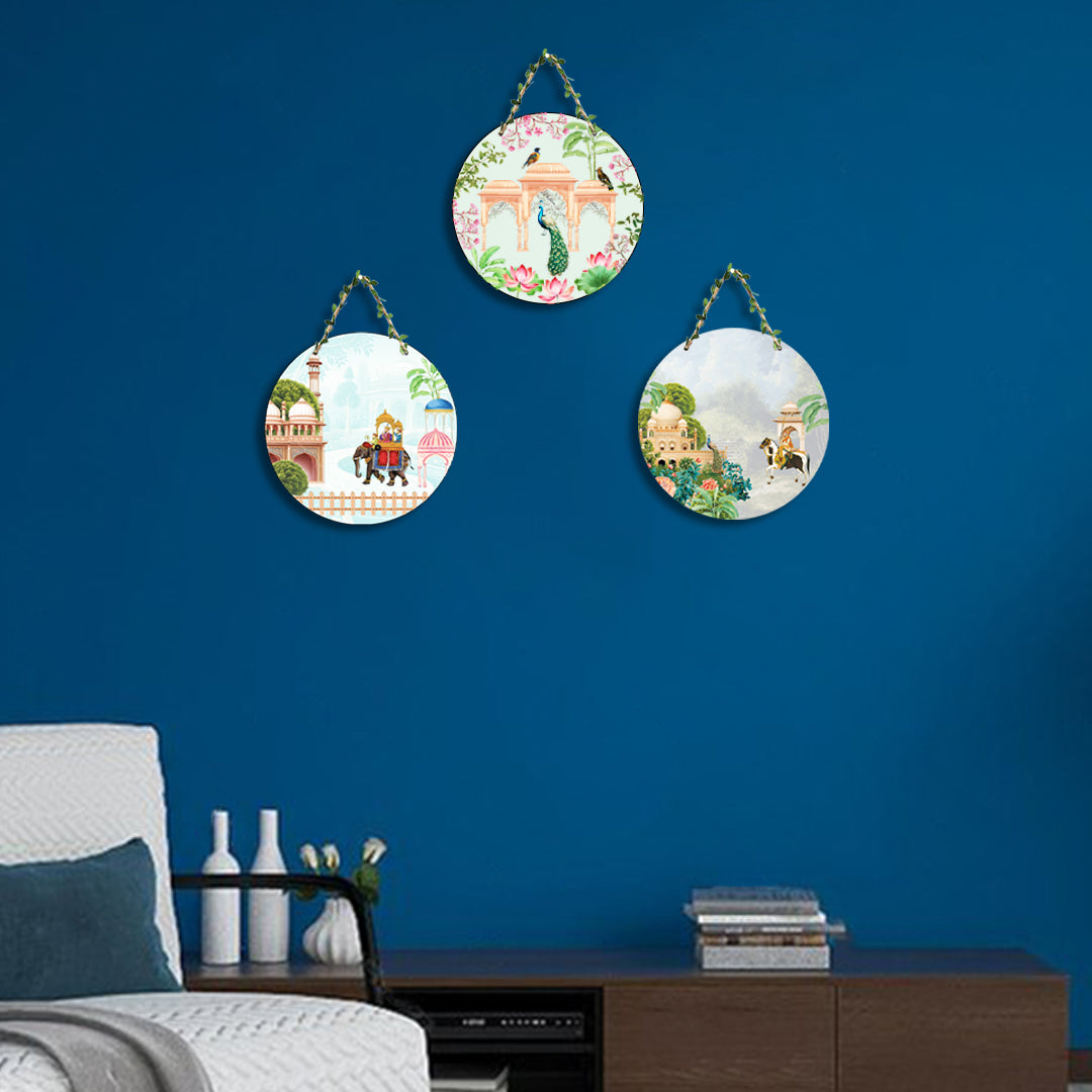 Circular Shape Wall Hanging Set of 3