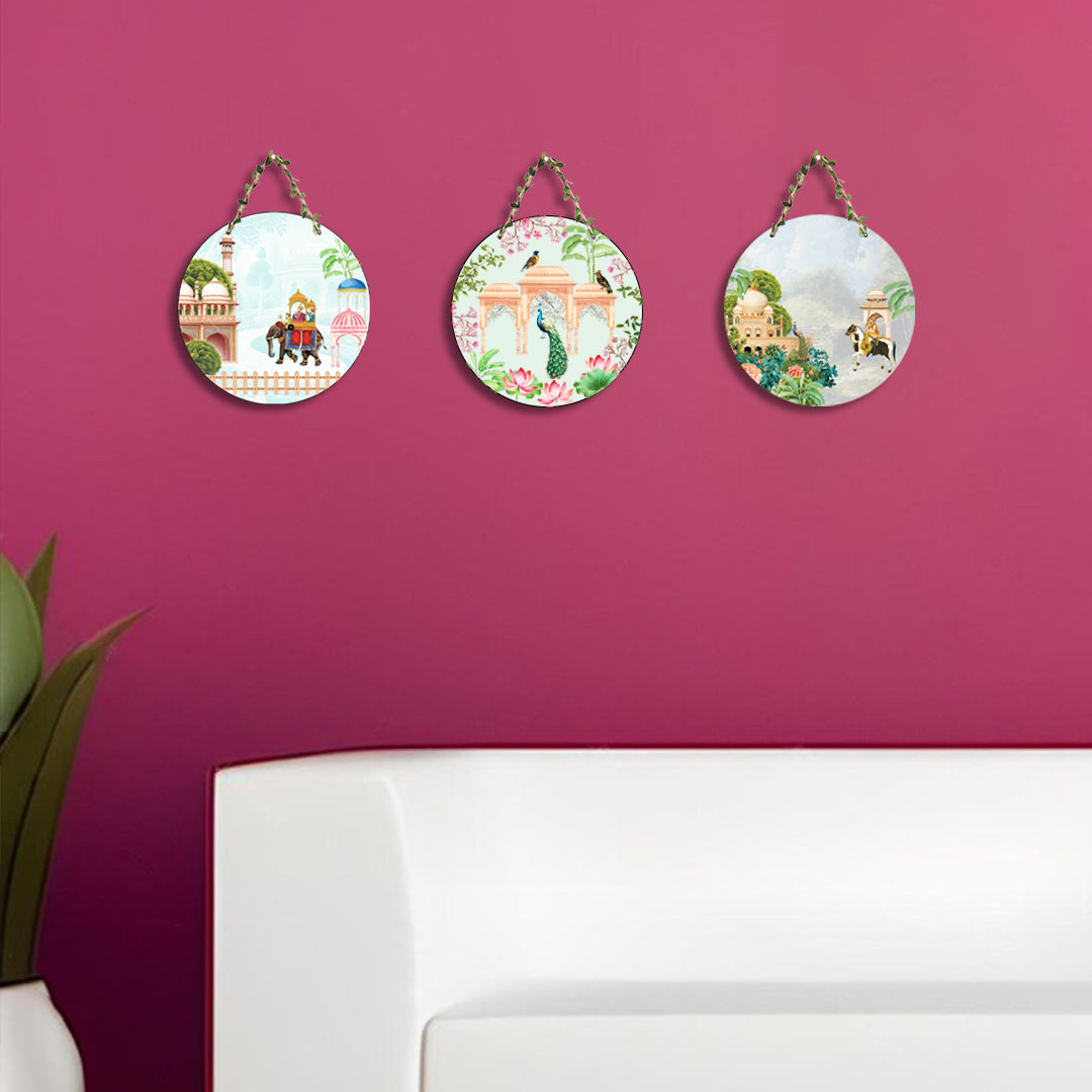 Circular Shape Wall Hanging Set of 3