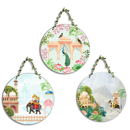 Circular Shape Wall Hanging Set of 3