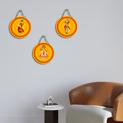 Circular Shape Wall Hanging Set of 3