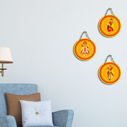 Circular Shape Wall Hanging Set of 3