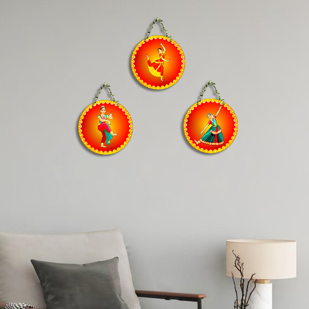 Circular Shape Wall Hanging Set of 3