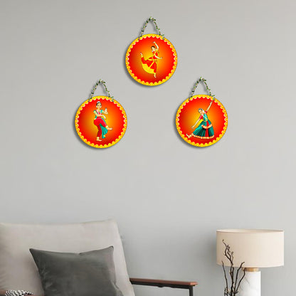 Circular Shape Wall Hanging Set of 3