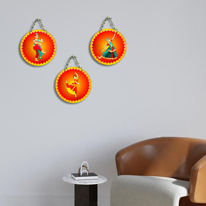 Circular Shape Wall Hanging Set of 3