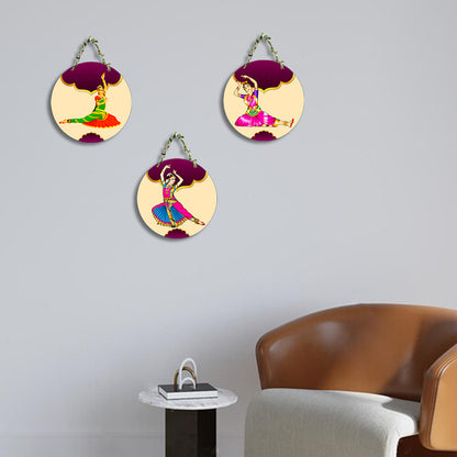 Circular Shape Wall Hanging Set of 3