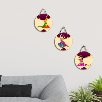 Circular Shape Wall Hanging Set of 3