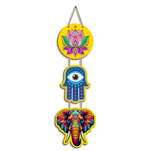 Sehaz Artworks Evil Eye Wall Hanging