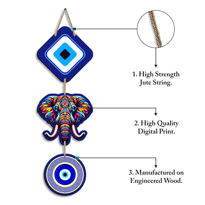 Sehaz Artworks Evil Eye Wall Hanging