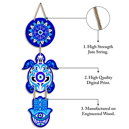 Sehaz Artworks Evil Eye Wall Hanging