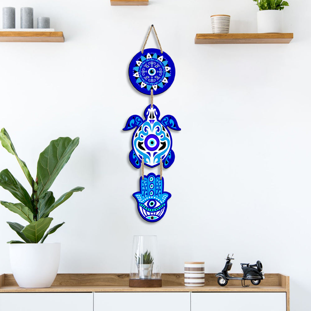 Sehaz Artworks Evil Eye Wall Hanging