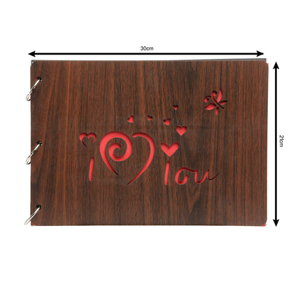 I Love You A4 Size Scrapbook