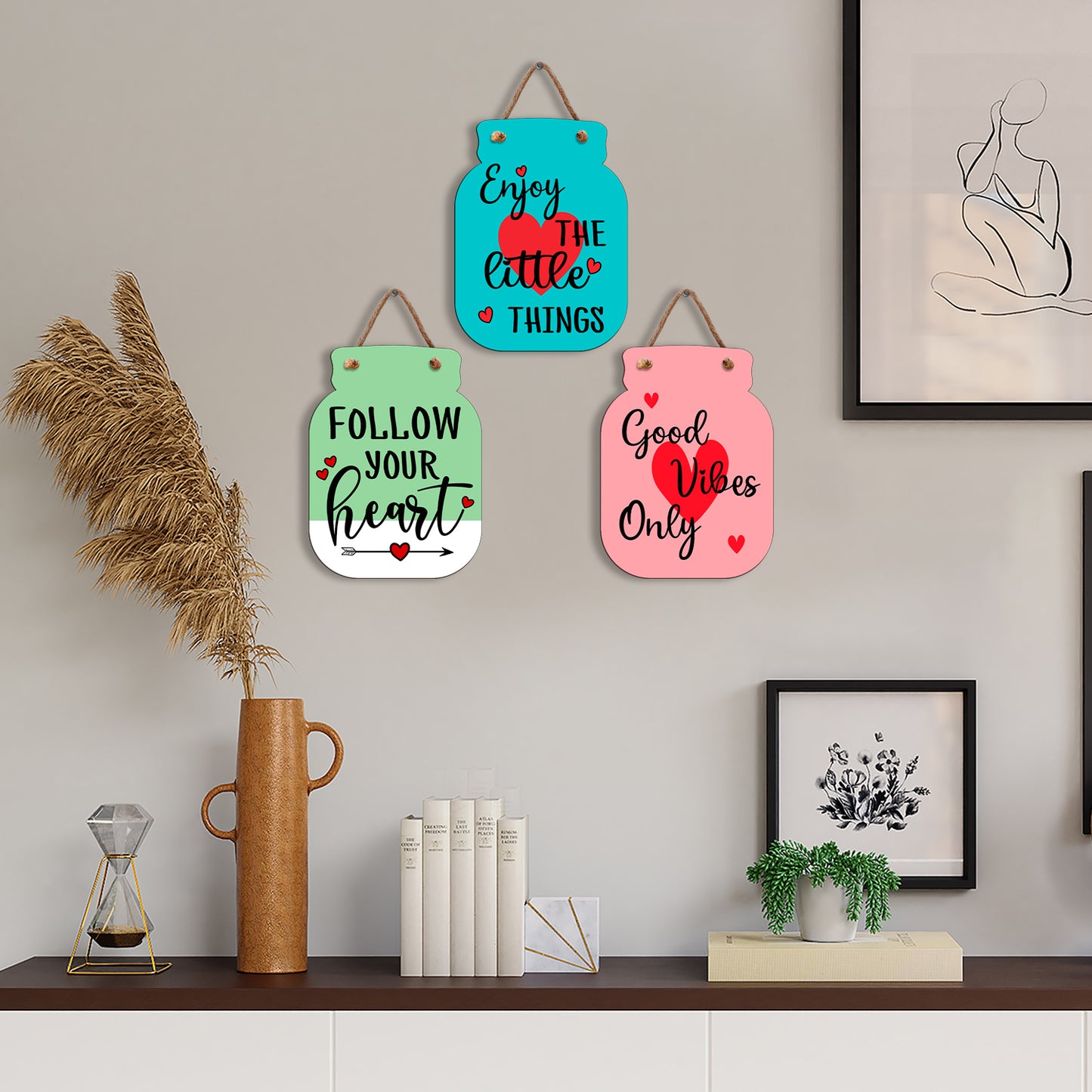 Jar Set Wall Hanging