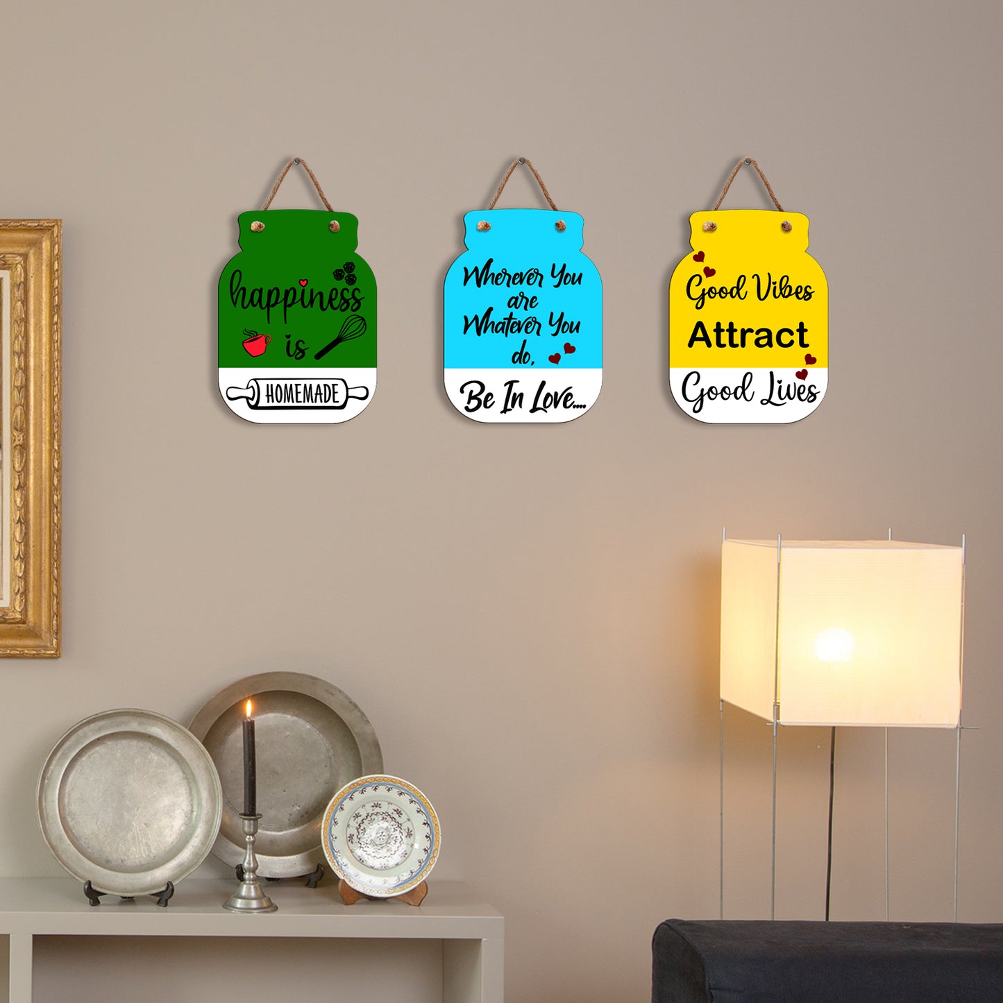 Jar Set Wall Hanging