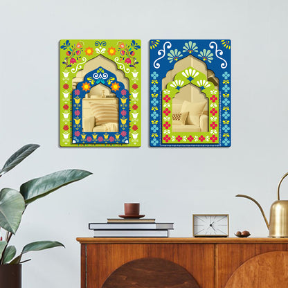 Sehaz Artworks Jharokha Wall Hanging