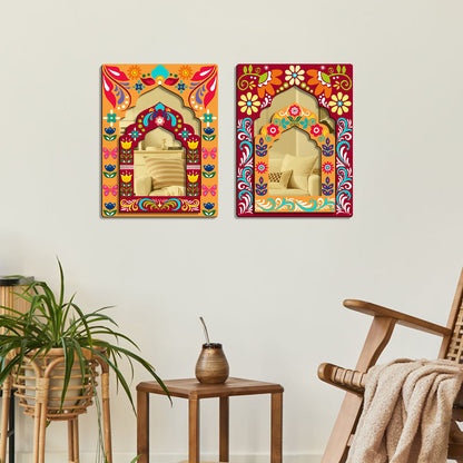 Sehaz Artworks Jharokha Wall Hanging