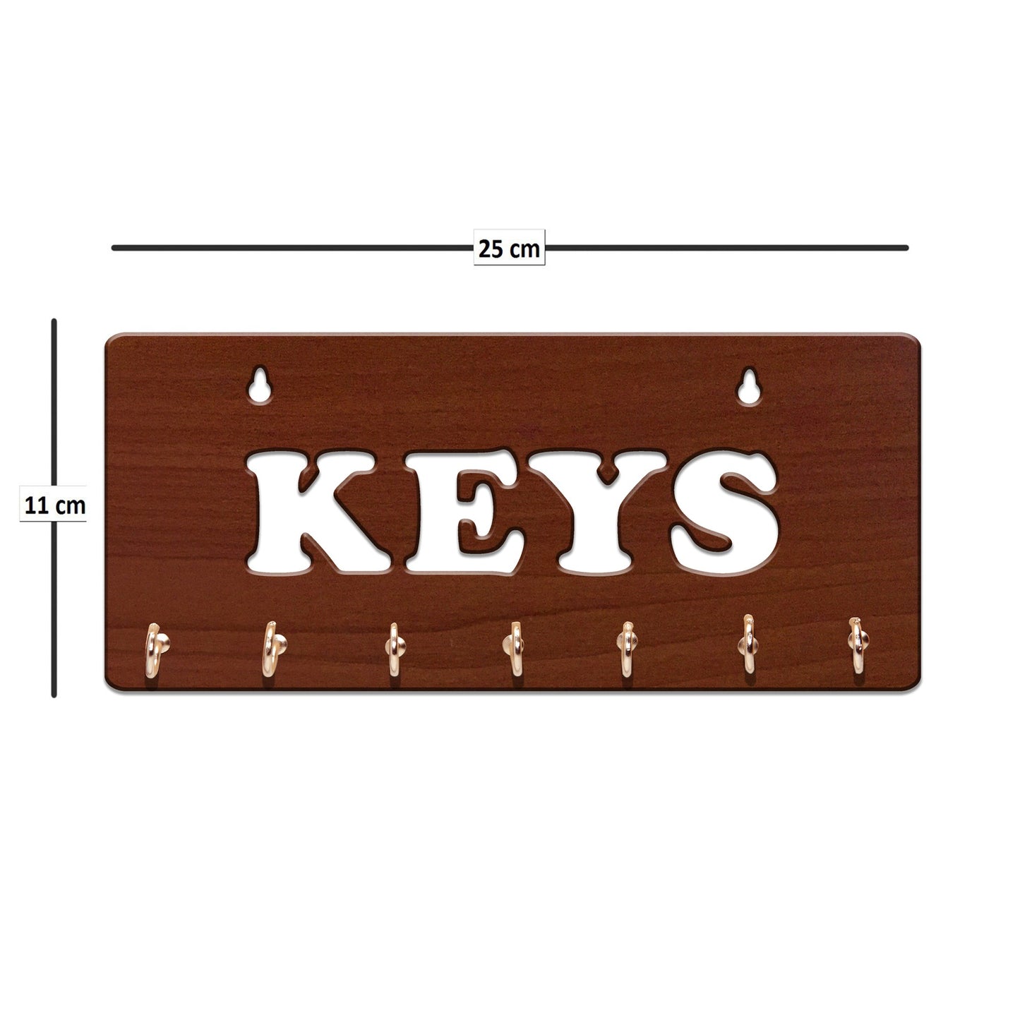 Small Keyholder Brown Colour