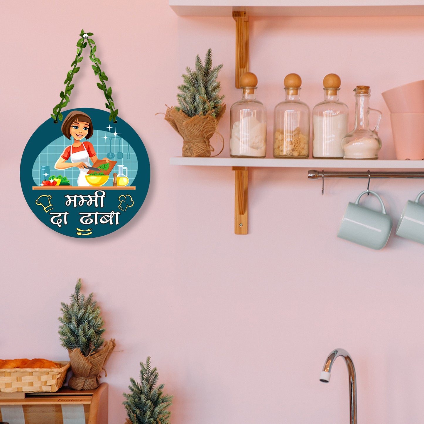 Mummy Ka Dhaba Wall Hanging for Kitchen