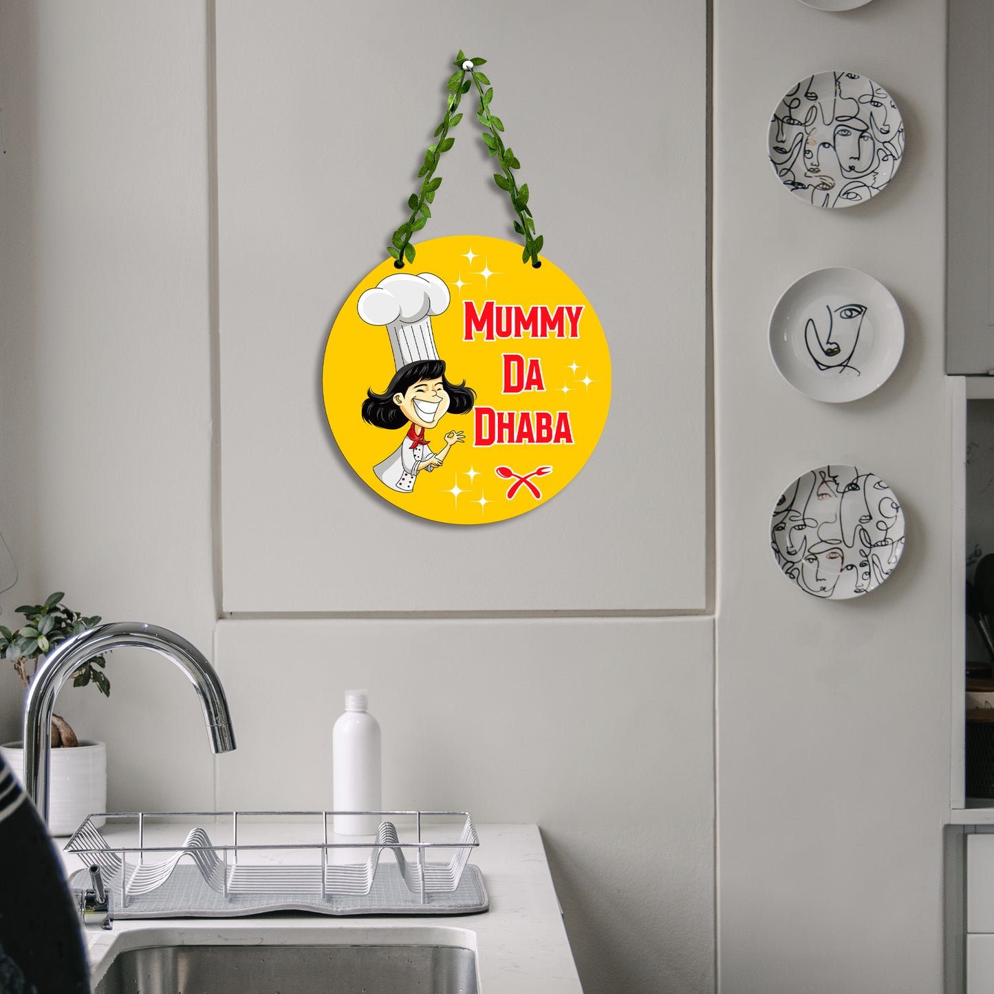 Mummy Ka Dhaba Wall Hanging for Kitchen