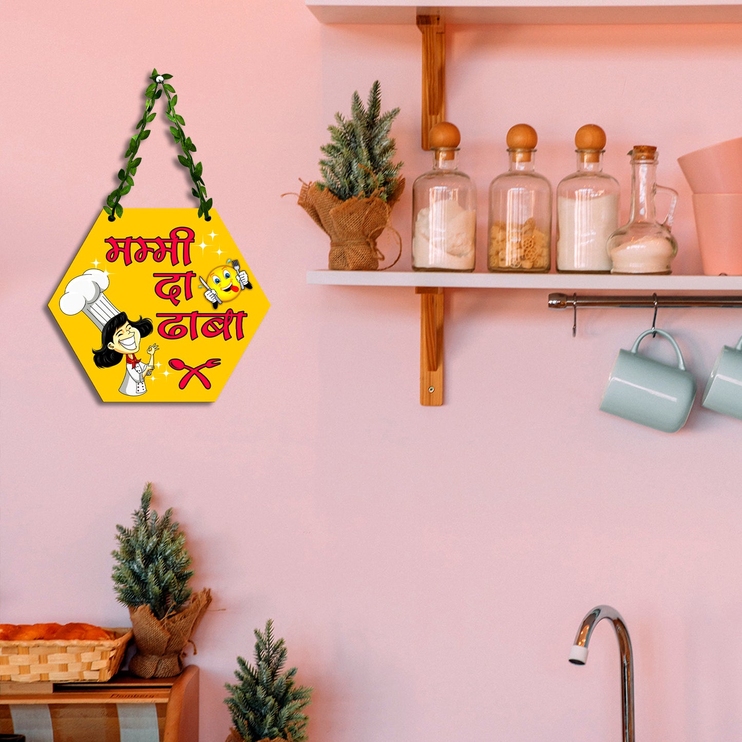 Mummy Ka Dhaba Wall Hanging for Kitchen