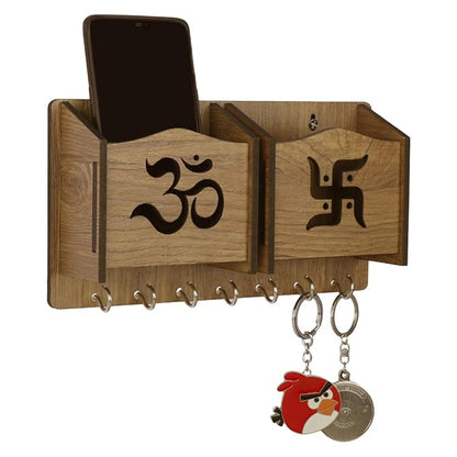 Om Swastik Pocket Key Holder