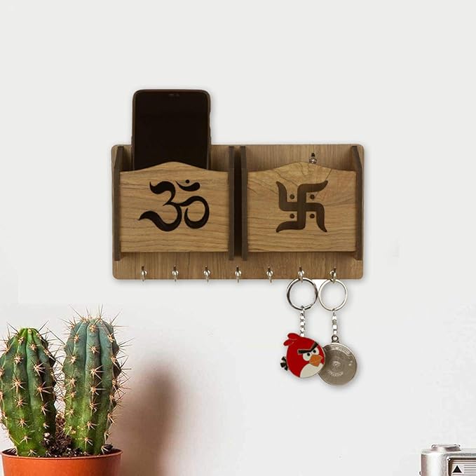 Om Swastik Pocket Key Holder