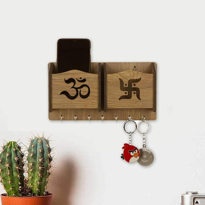 Om Swastik Pocket Key Holder