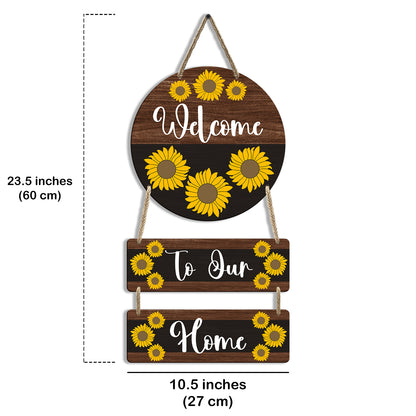 Rectangular Circle Wall Hanging