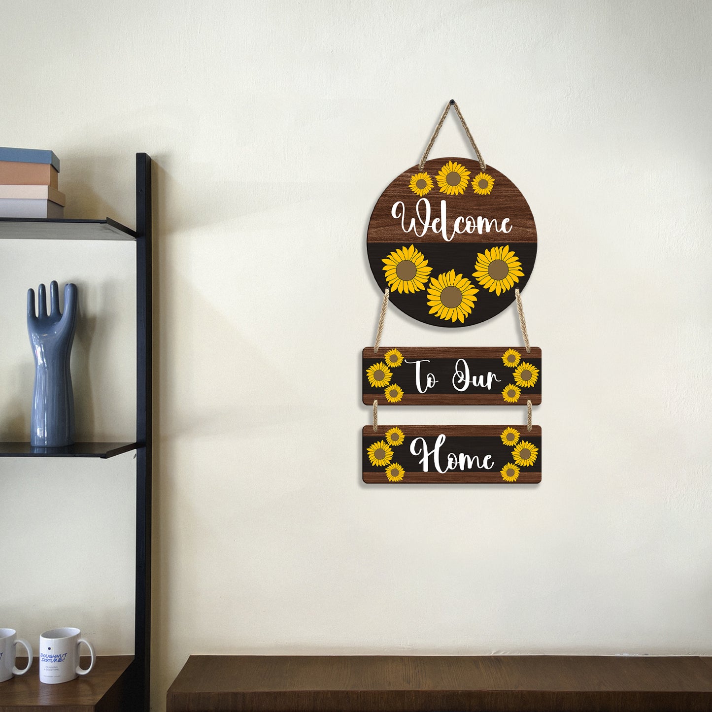 Rectangular Circle Wall Hanging