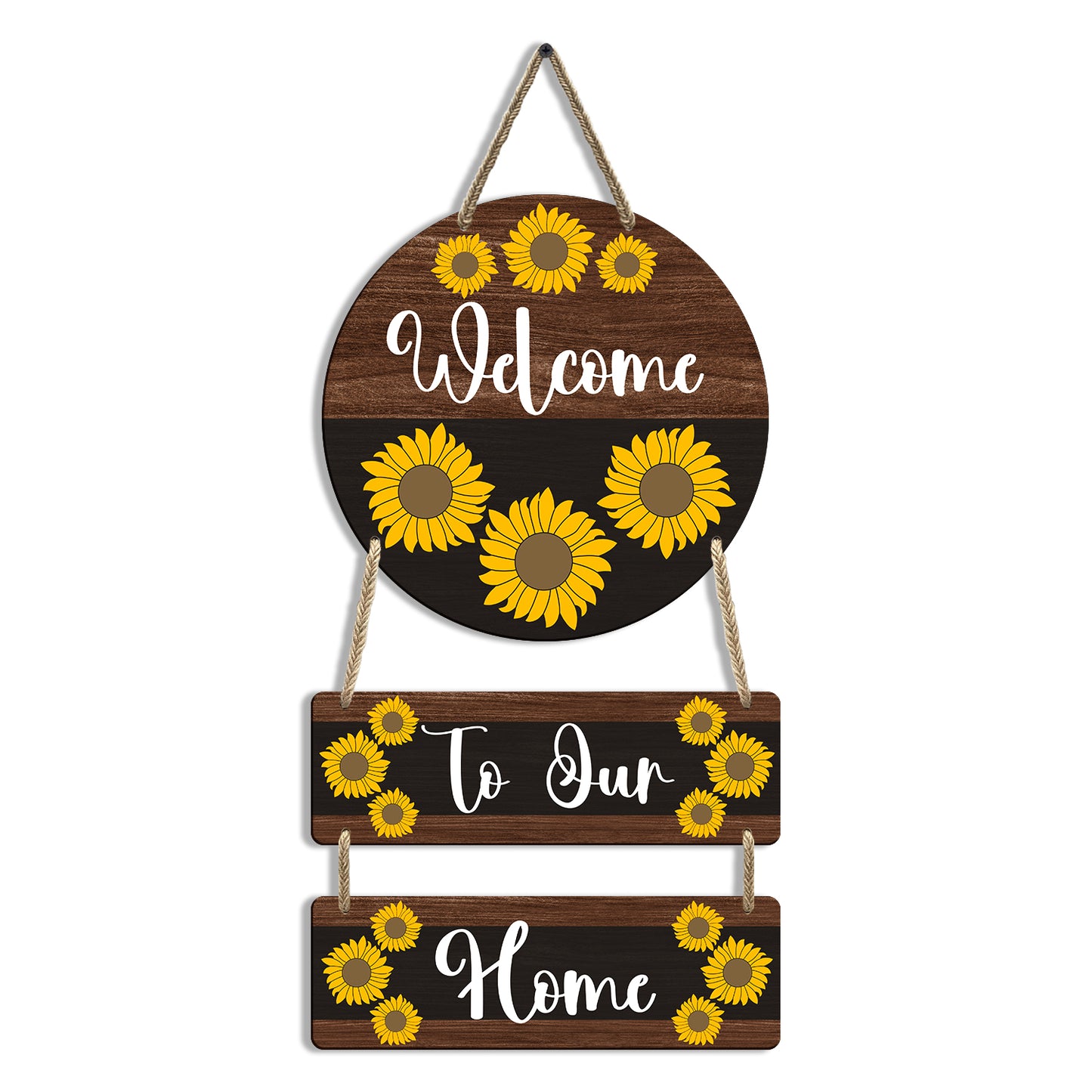 Rectangular Circle Wall Hanging