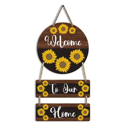 Rectangular Circle Wall Hanging