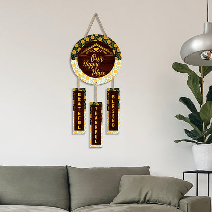 Rectangular Circle Wall Hanging