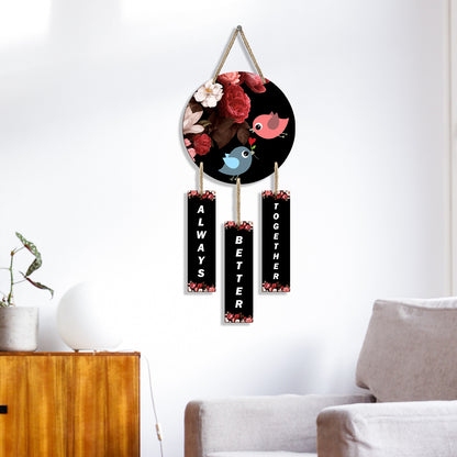 Rectangular Circle Wall Hanging