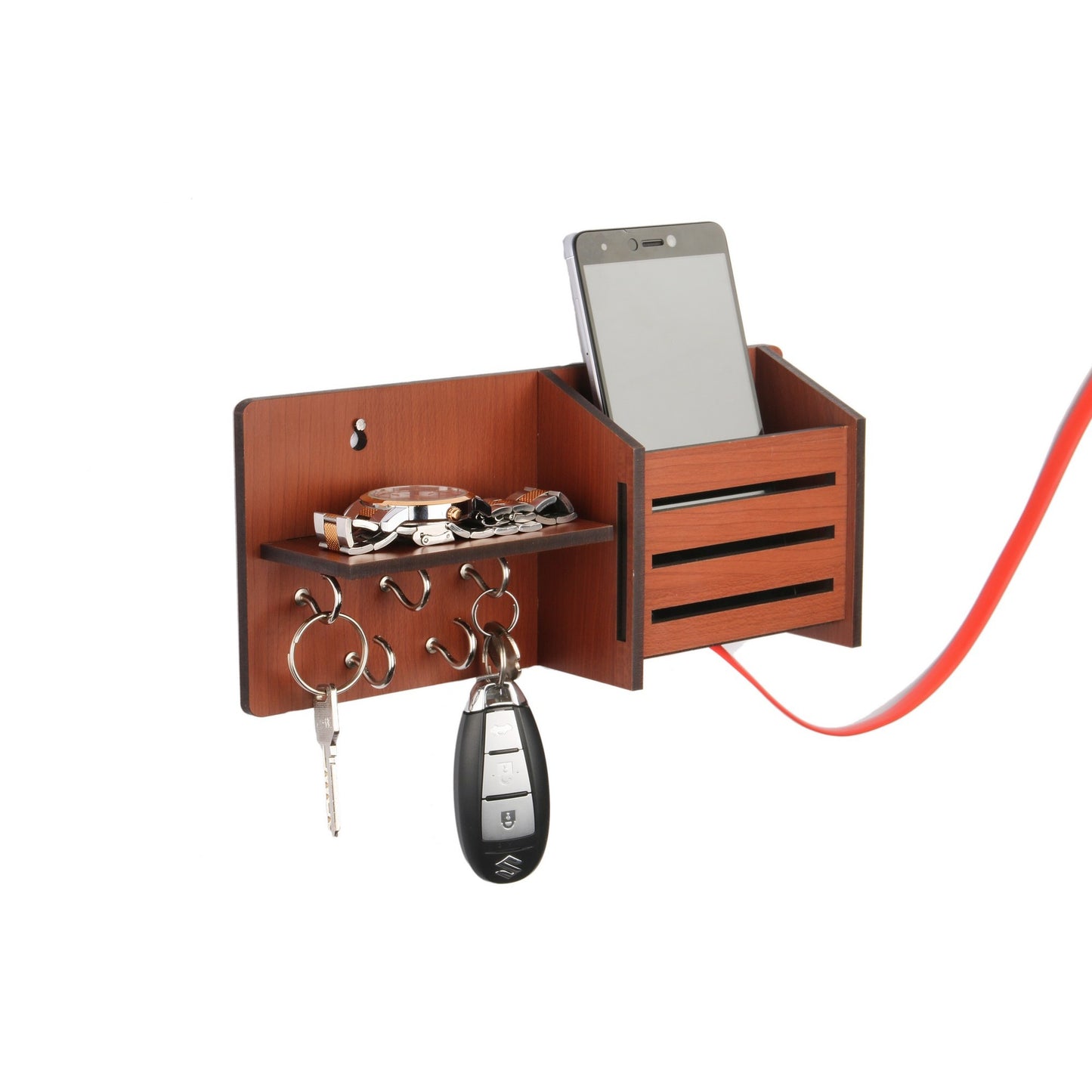 Brown Pocket Key Holder