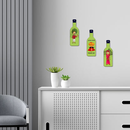 Bottle Shape Wall Hanging