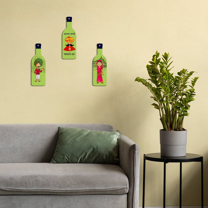 Bottle Shape Wall Hanging