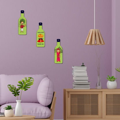 Bottle Shape Wall Hanging