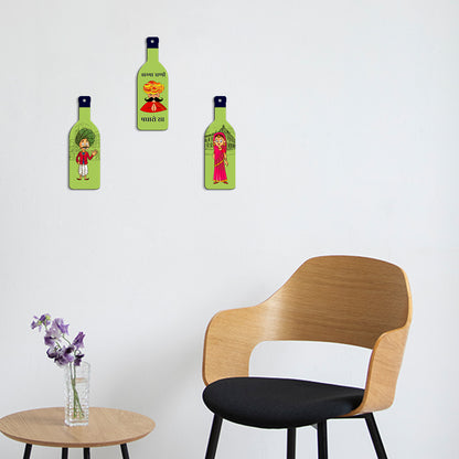 Bottle Shape Wall Hanging