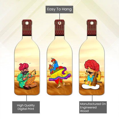 Bottle Shape Wall Hanging